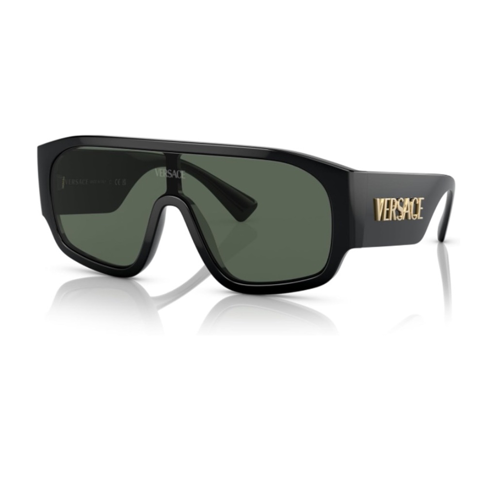 Versace Woman Sunglasses Black Frame, Dark Grey Lenses